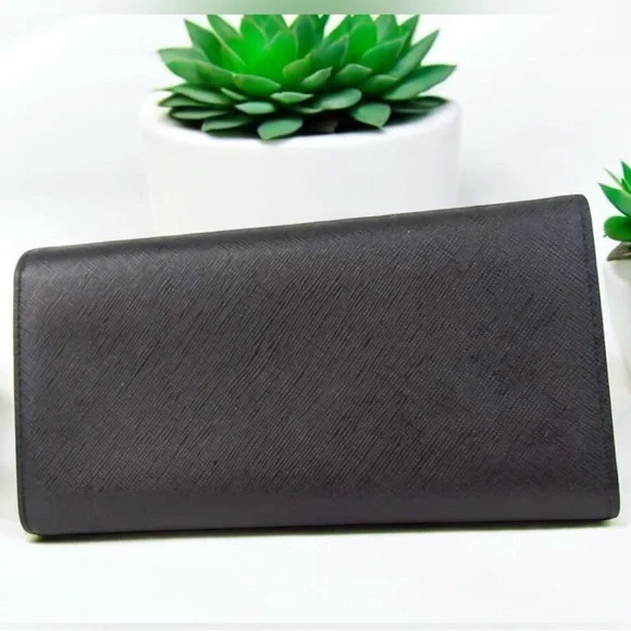 MCM Signature Leather Continental Wallet - Picture 8 of 15